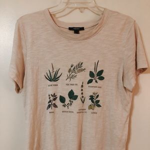 Forever 21 graphic flower t-shirt